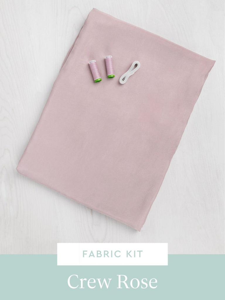 Rose Blouse Kit | Sandwashed Cupro - Dusty Pink