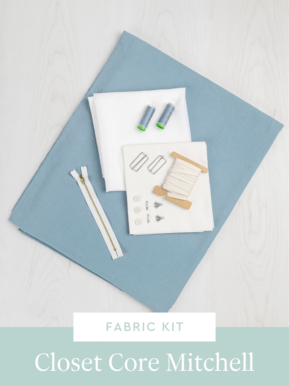 Closet Core Patterns Mitchell Trouser Sewing Pattern Fabric Kit | Core Fabrics