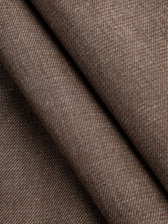 Chambray en denim de coton recyclé 5 oz – Brun