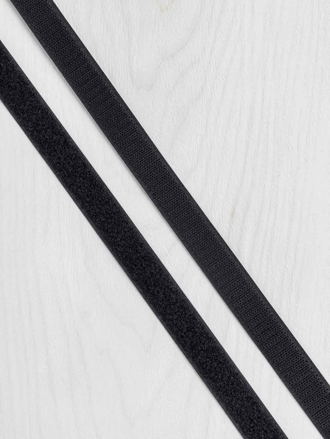 Deadstock Sew-in Hook and Loop Fastener Black | Core Fabrics