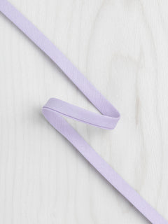 Double-Fold Cotton Poplin Bias Tape - 10 mm (3/8") wide - Lavender
