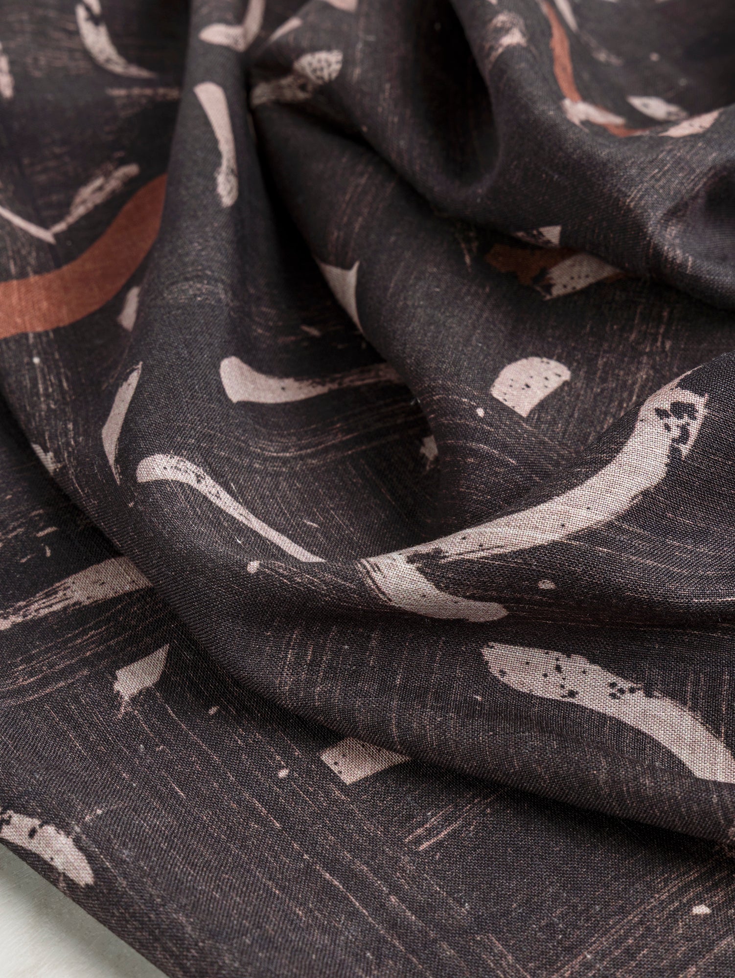 F-DEA027-002-Abstract-Brushstroke-Linen-Viscose-Deadstock-Brown-Core-Fabrics-scrunched.JPG