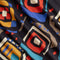 Abstract Geo Print BCI Cotton Voile - Black + Multicolour