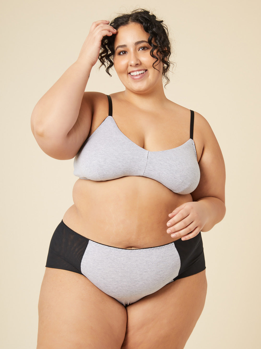 Kit de lingerie élastique plat (Vue B) - Tissus + Matériel - Rose Orchidée