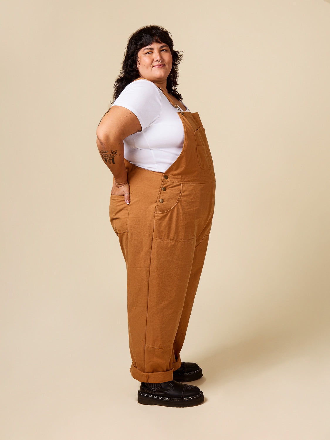 Arias Overalls Pattern | Plus-Size | View A | Closet Core Patterns