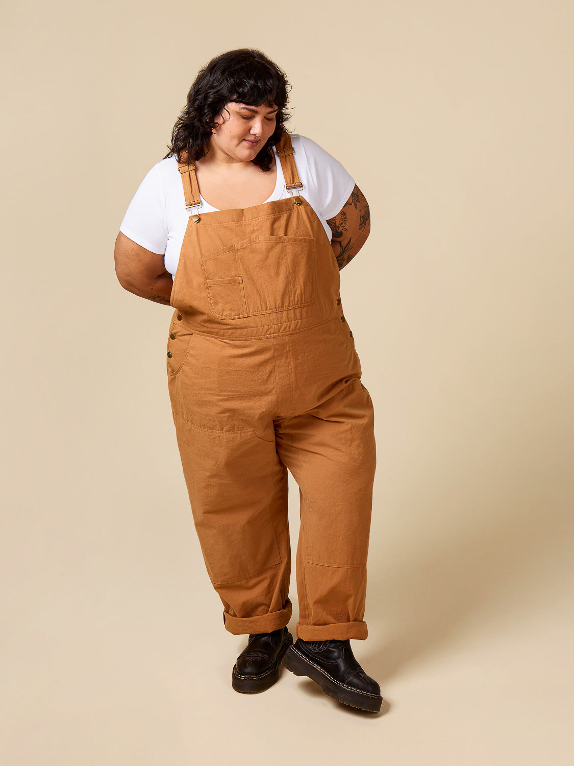 Arias Overalls Pattern | Plus-Size | View A | Closet Core Patterns