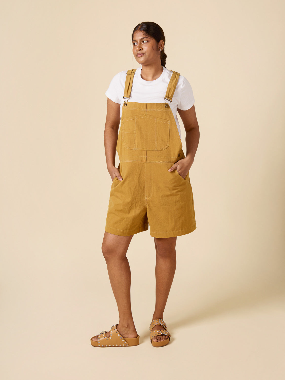 Arias Overalls Kit | Dijon Substantial Organic Cotton Broadcloth