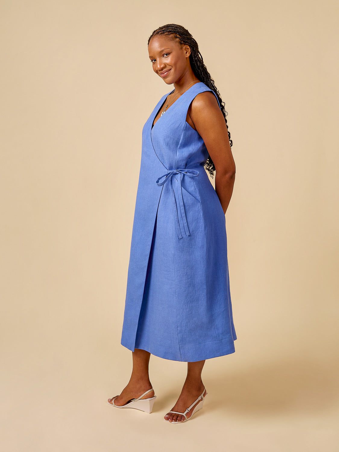 Aylin Wrap Dress + Vest – Core Fabrics