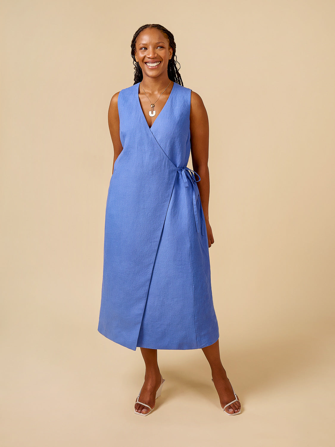 Aylin Wrap Dress + Vest Core Fabrics Aylin Wrap Dress + Vest Core Fabrics