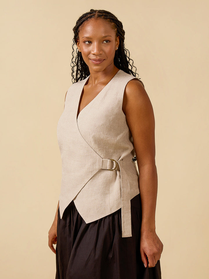 Aylin Wrap Dress + Vest