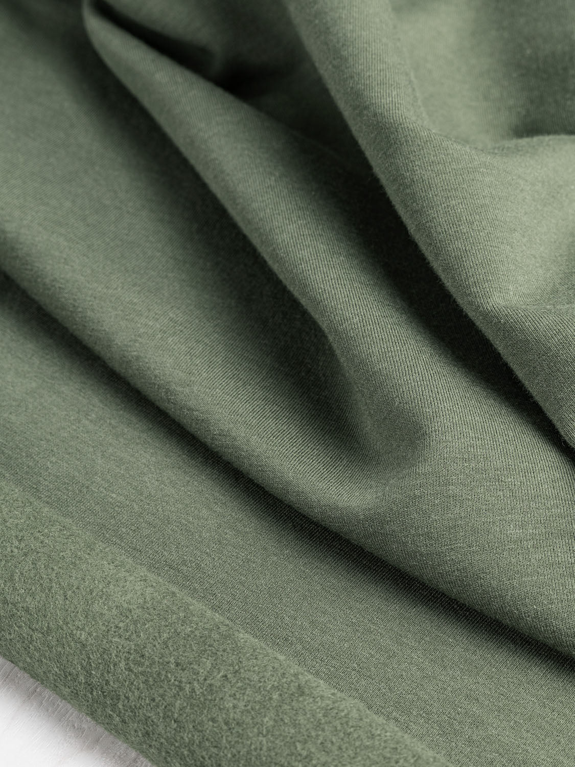 French Terry Brushed Fleece Fabric Heather Light Gray 60 Inch Width Poly  Rayon Cotton Sold by Half Yard or 1 Yard 