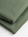 Bamboo Cotton Stretch Fleece - Moss Green | Core Fabrics