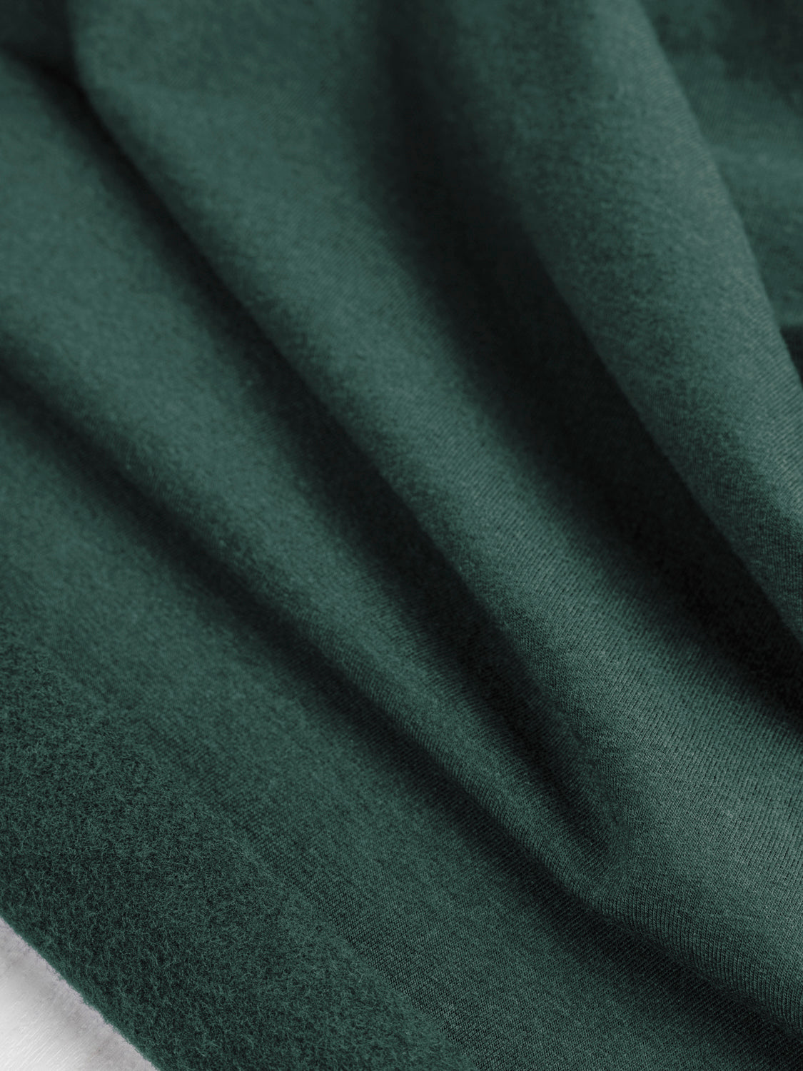 Bamboo Cotton Stretch Fleece - Forest | Core Fabrics