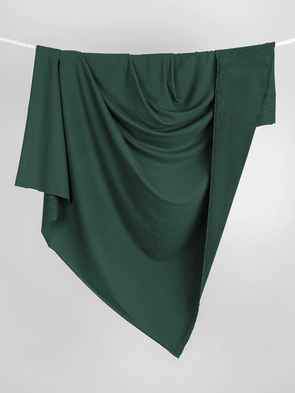 Bamboo Cotton Stretch Fleece - Forest | Core Fabrics