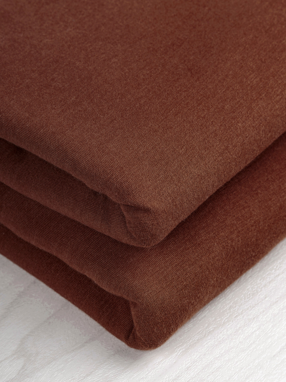Bamboo Cotton Stretch Fleece - Sienna | Core Fabrics
