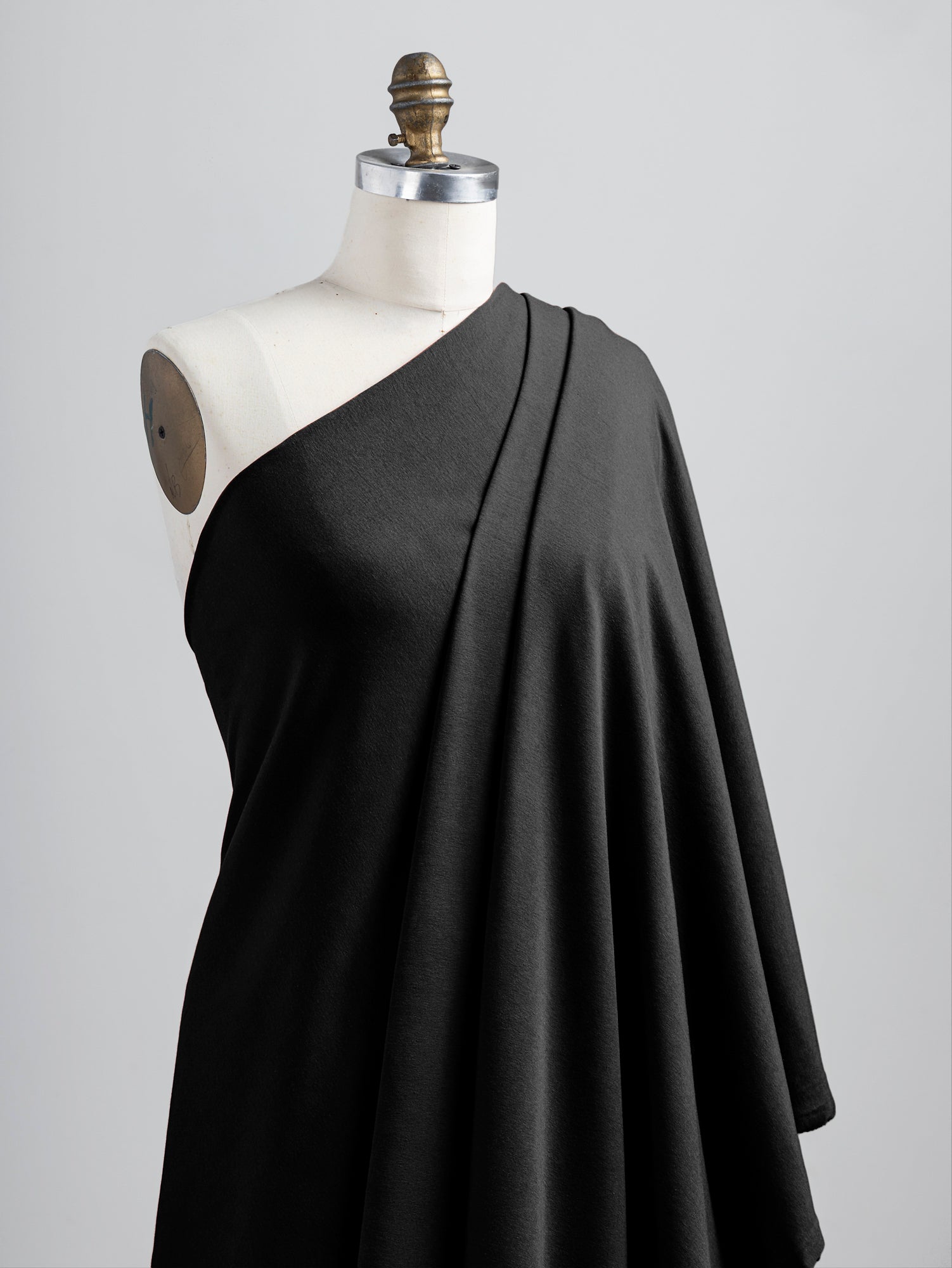 F-BAM006-001-Bamboo-Organic-Cotton-Spandex-Jersey-Knit-Black-Core-Fabrics-draped.JPG