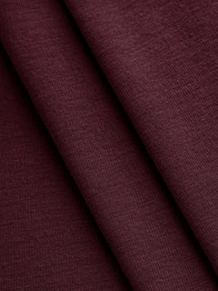 Jersey tricot bambou, coton biologique et spandex – Bordeaux
