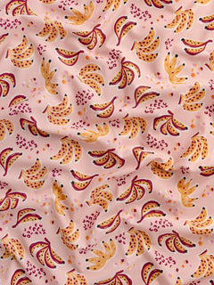 Banana Split Print Swim Performance Knit - Pink + Multicolour