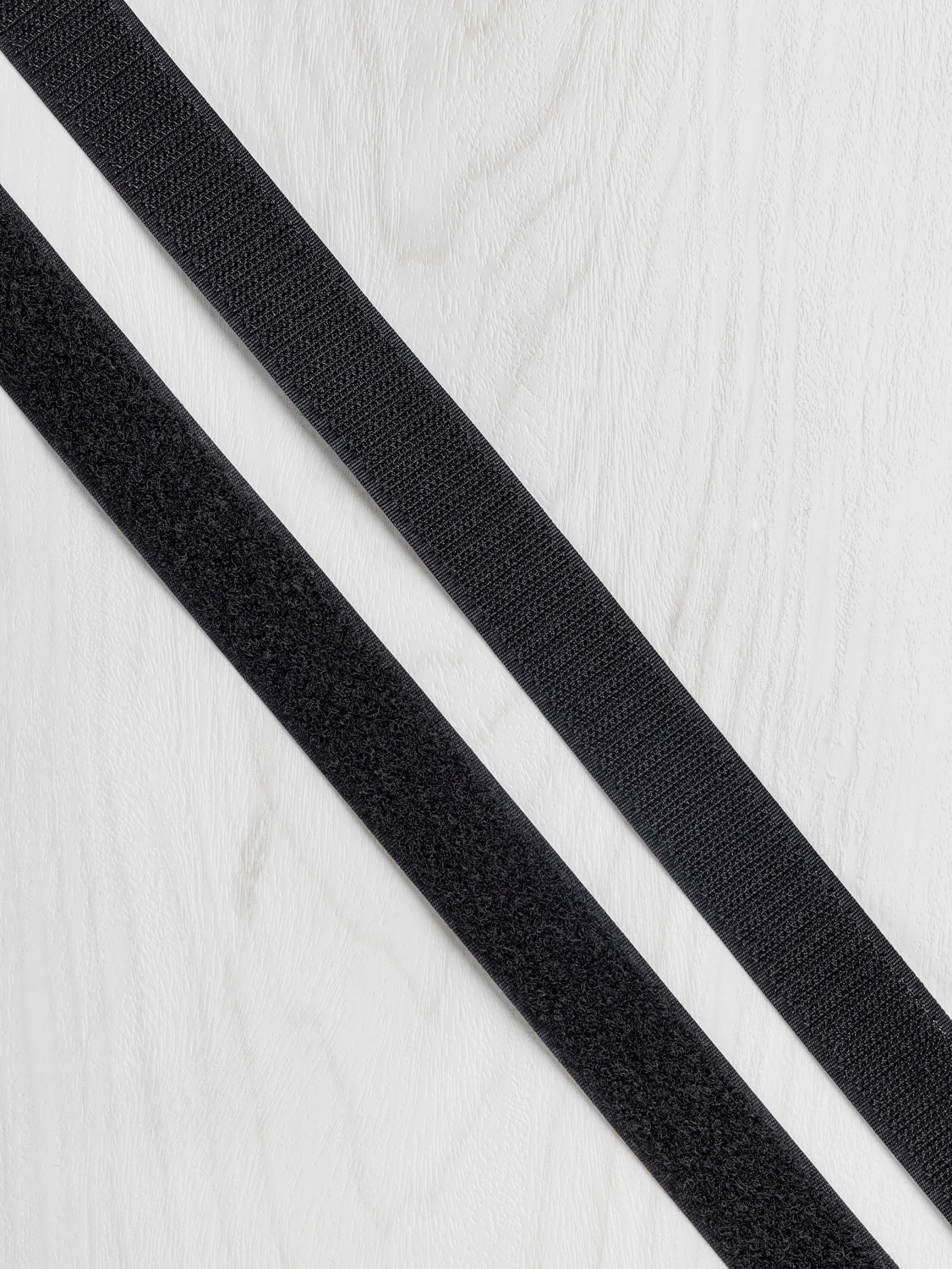 Deadstock Sew-in Hook and Loop Fastener Black | Core Fabrics