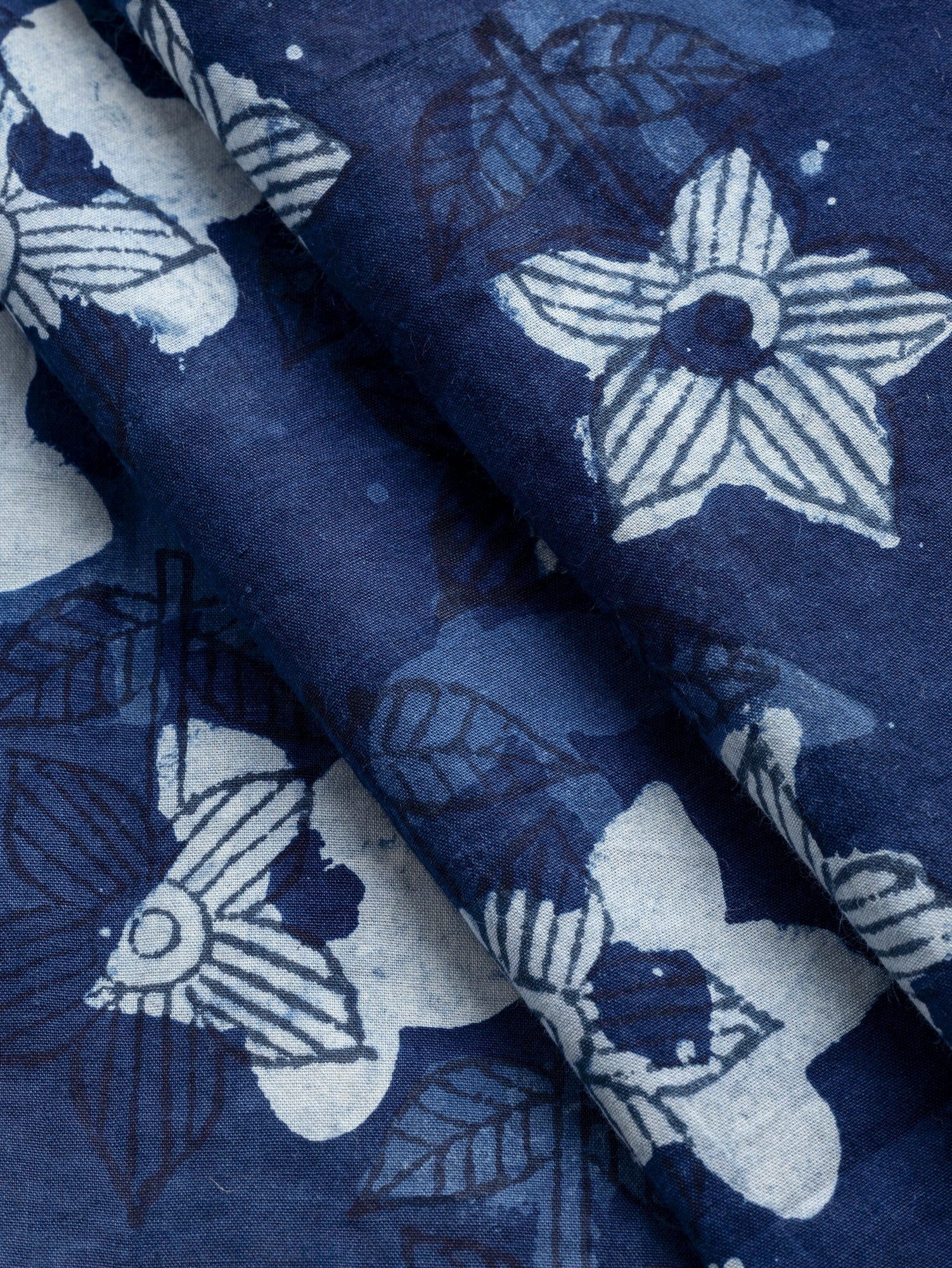 F-COT493-Beautifully-Imperfect-Flower-Block-Print-Cotton-Poplin-Indigo+Chambray-Core-Fabrics-fold.JPG