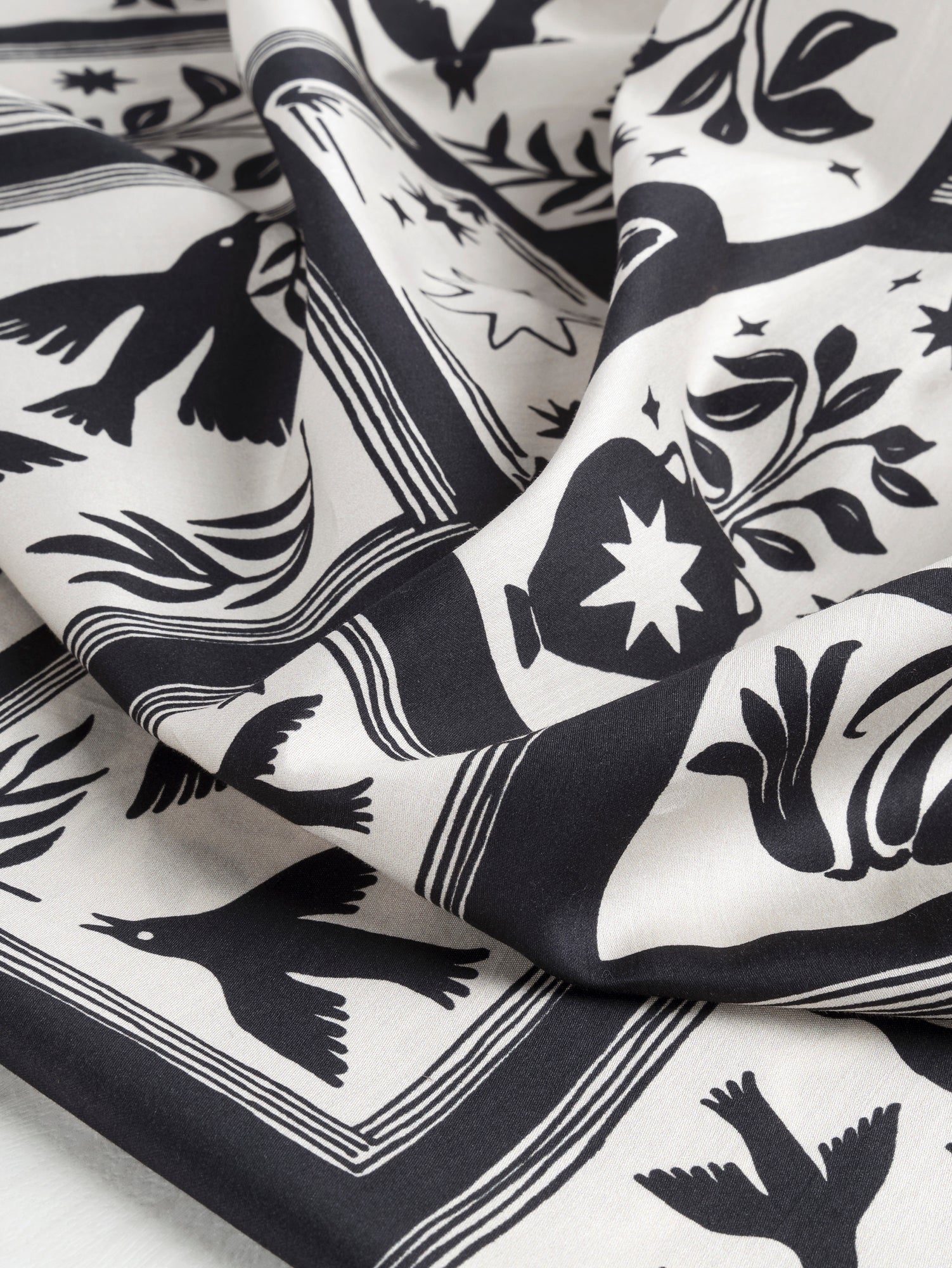 F-COT330-Birds-and-Vases-Gallery-Print-Cotton-Lawn-Black-and-Cream-Core-Fabrics-scrunched.JPG