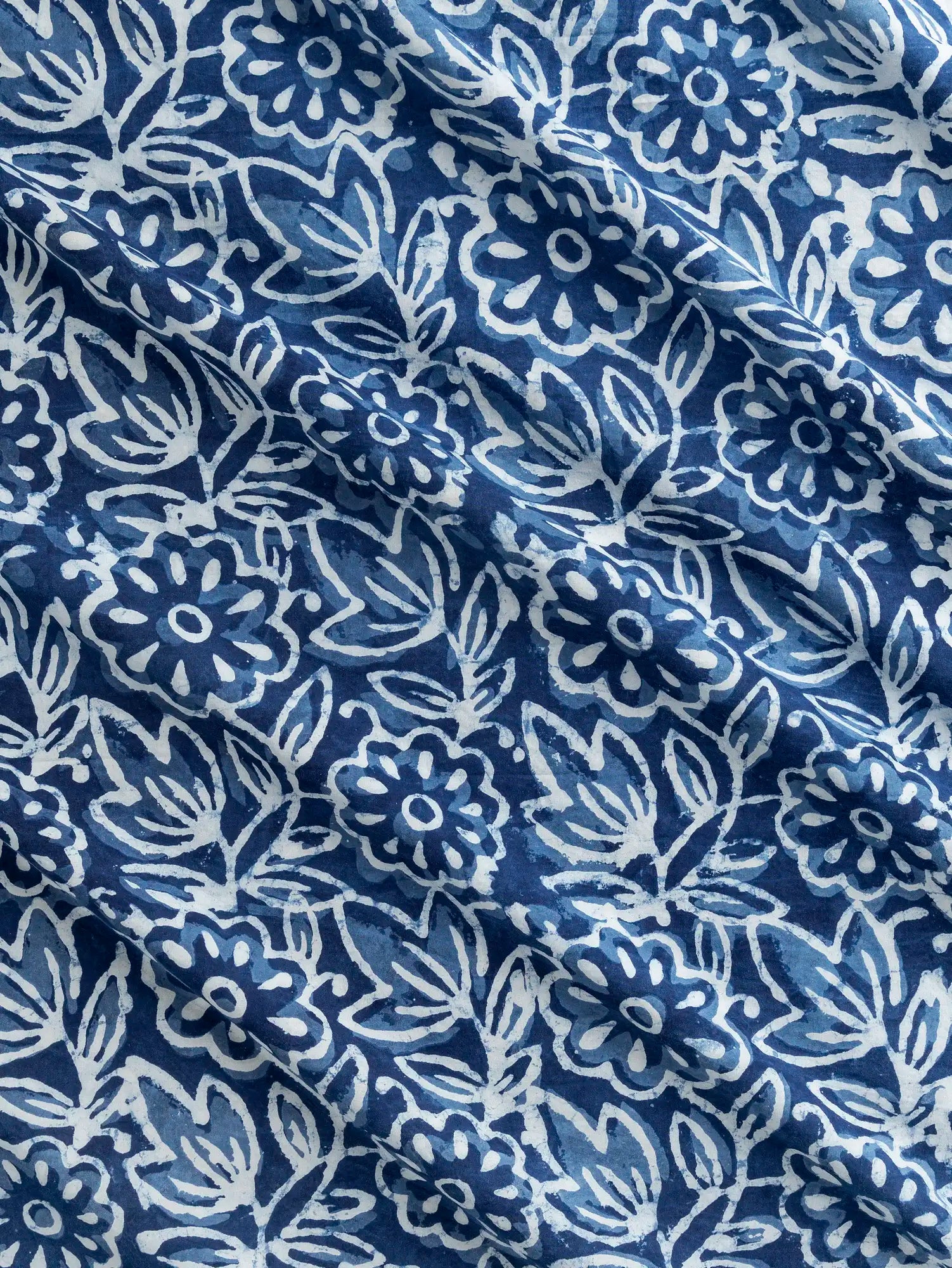 F-COT494-Bloom-Block-Print-Cotton-Poplin-Indigo-and-Chambray-Core-Fabrics-scrunched.webp