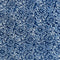 Popeline de coton imprimée « Bloom » - Indigo + Chambray