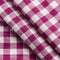 Bonbon Handwoven Gingham Cotton - Raspberry + Ivory