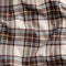 Bonfire Tartan Brushed Cotton - Cream + Red + Brown + Navy