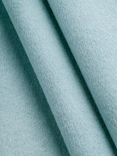 Brushed Melton Wool Blend Deadstock - Light Teal