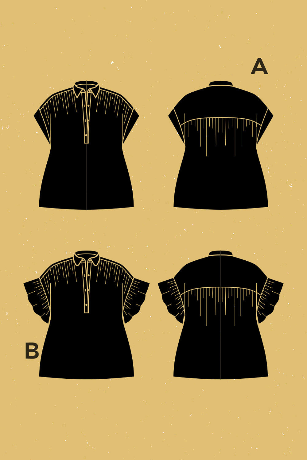 Camelia Blouse Pattern