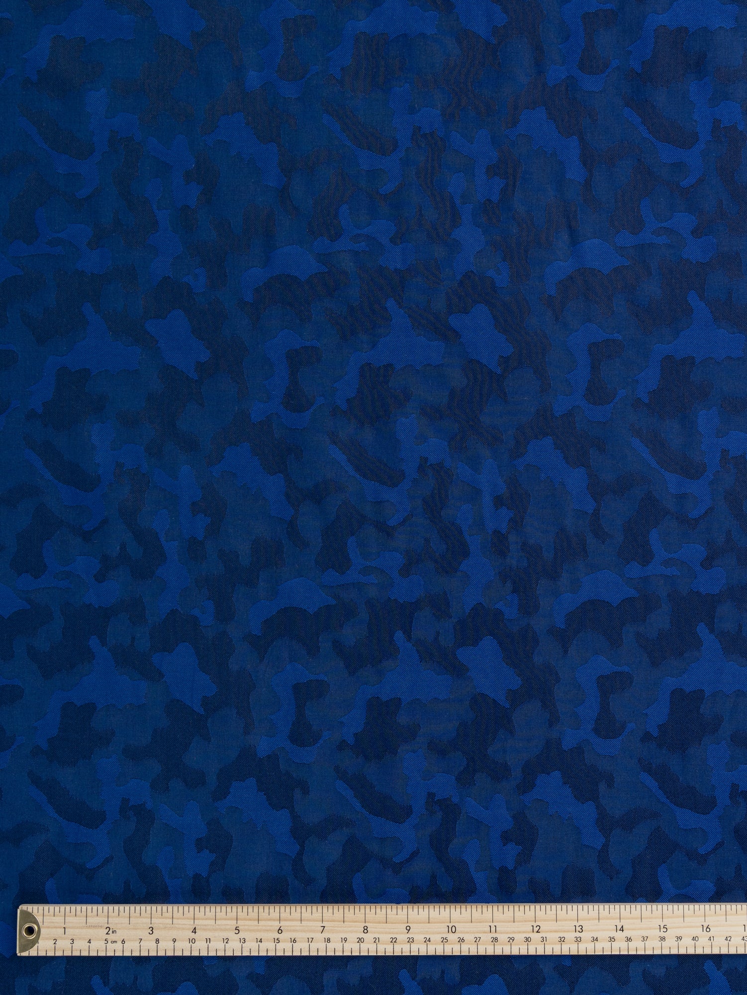 F-COT365-003-Camo-Japanese-Cotton-Damask-Blue-Core-Fabrics-ruler.JPG