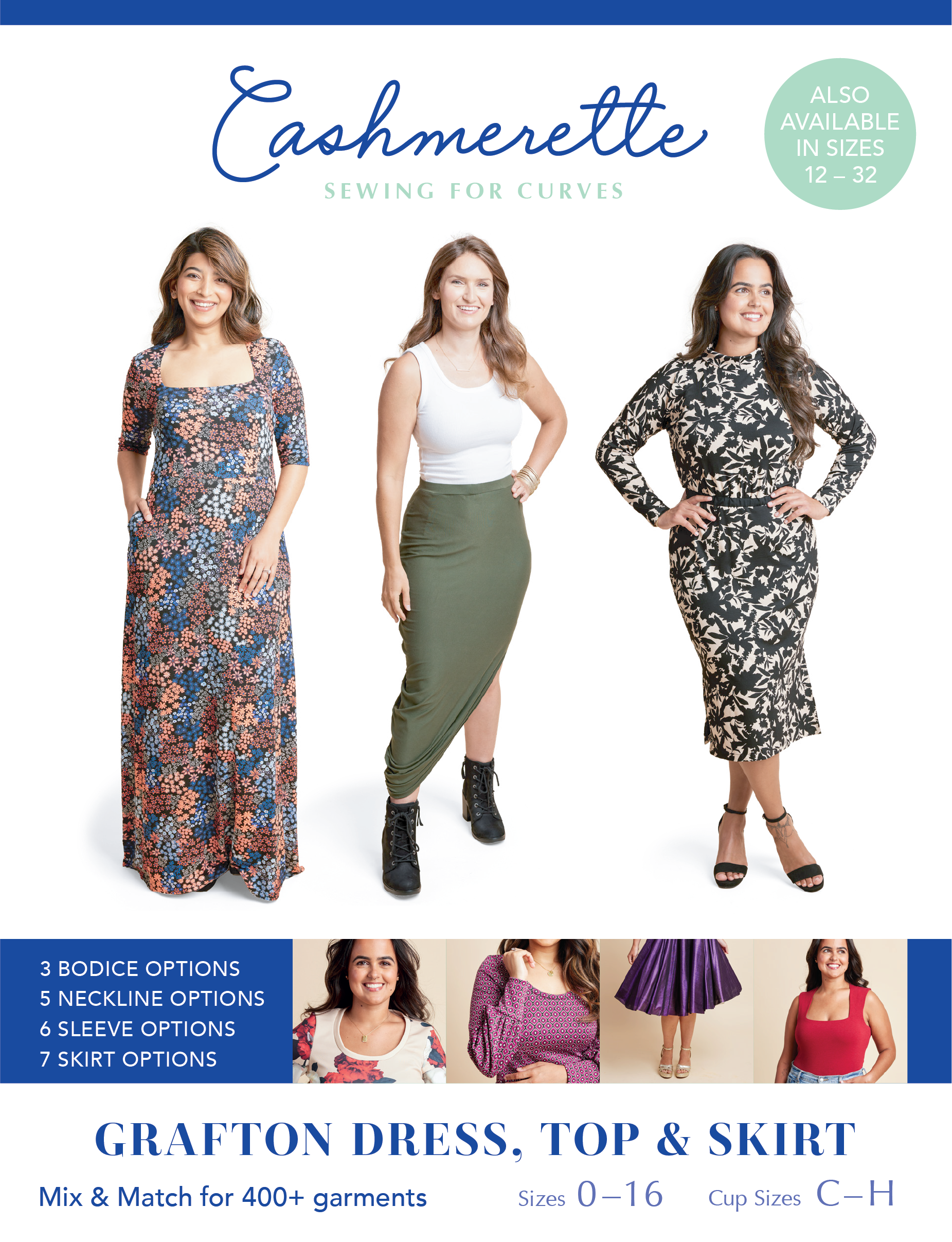Cashmerette - Grafton Pattern | Core Fabrics