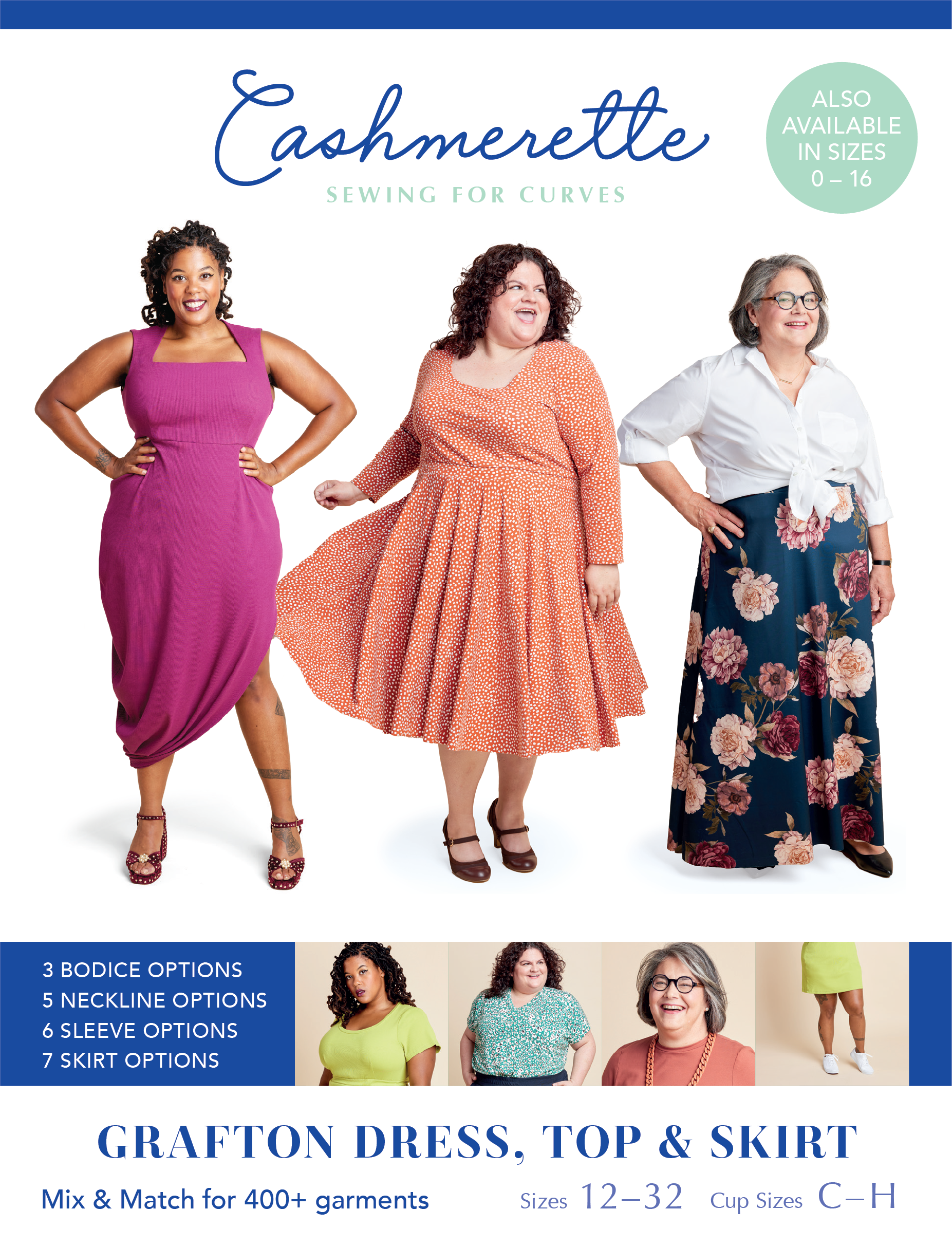 Cashmerette - Grafton Pattern | Core Fabrics