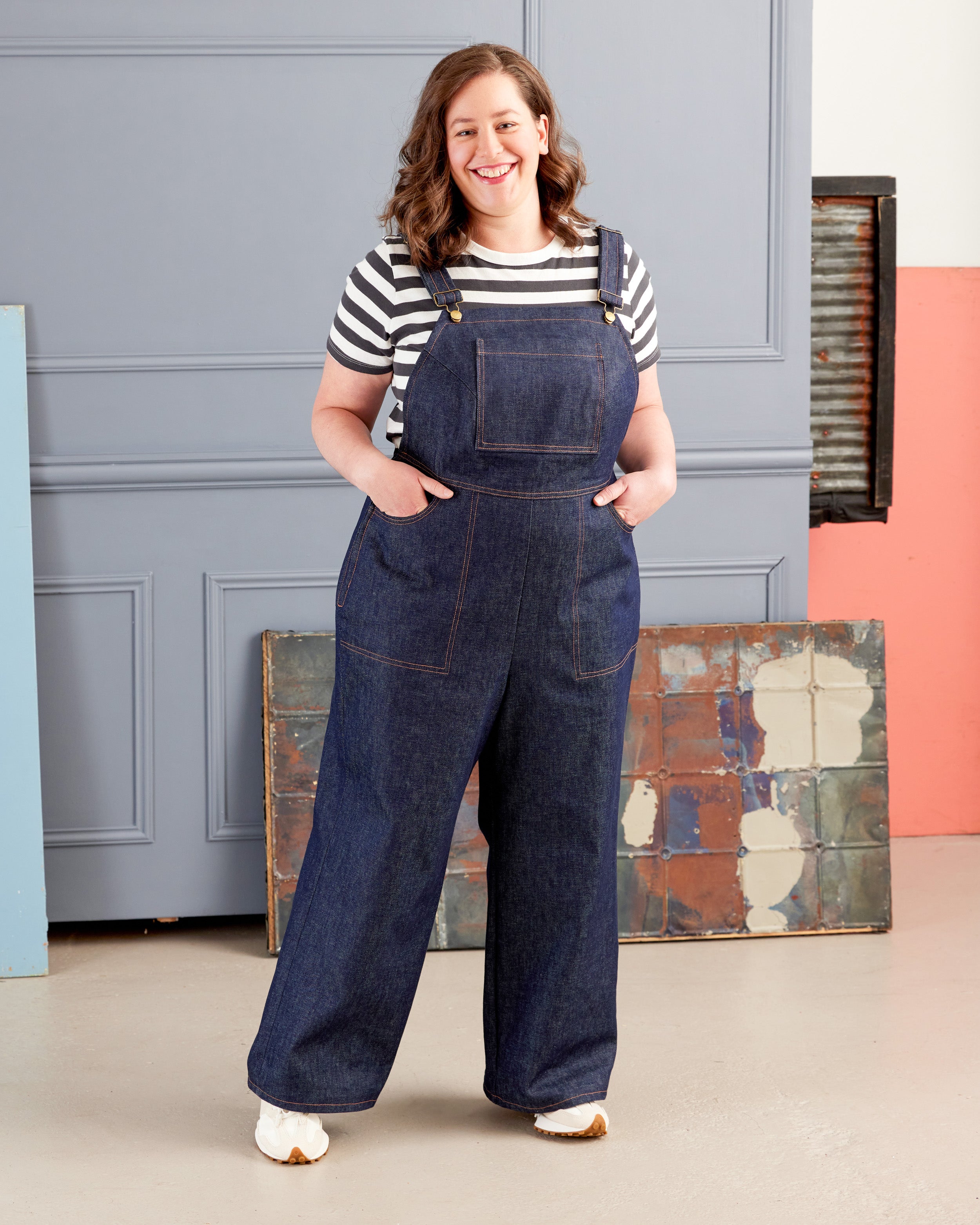 Denim Rhinecliff Overalls Kit - Model | Core Fabrics