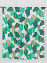 F-COT360-Chardcore-Print-Organic-Cotton-Linen-White-Green-Magenta-Core-Fabrics-draped