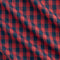 Check Japanese Cotton Twill - Indigo + Garnet