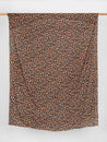 Cheetah Print Ecovero Viscose Challis Deadstock - Sienna + Black + Cream | Core Fabrics
