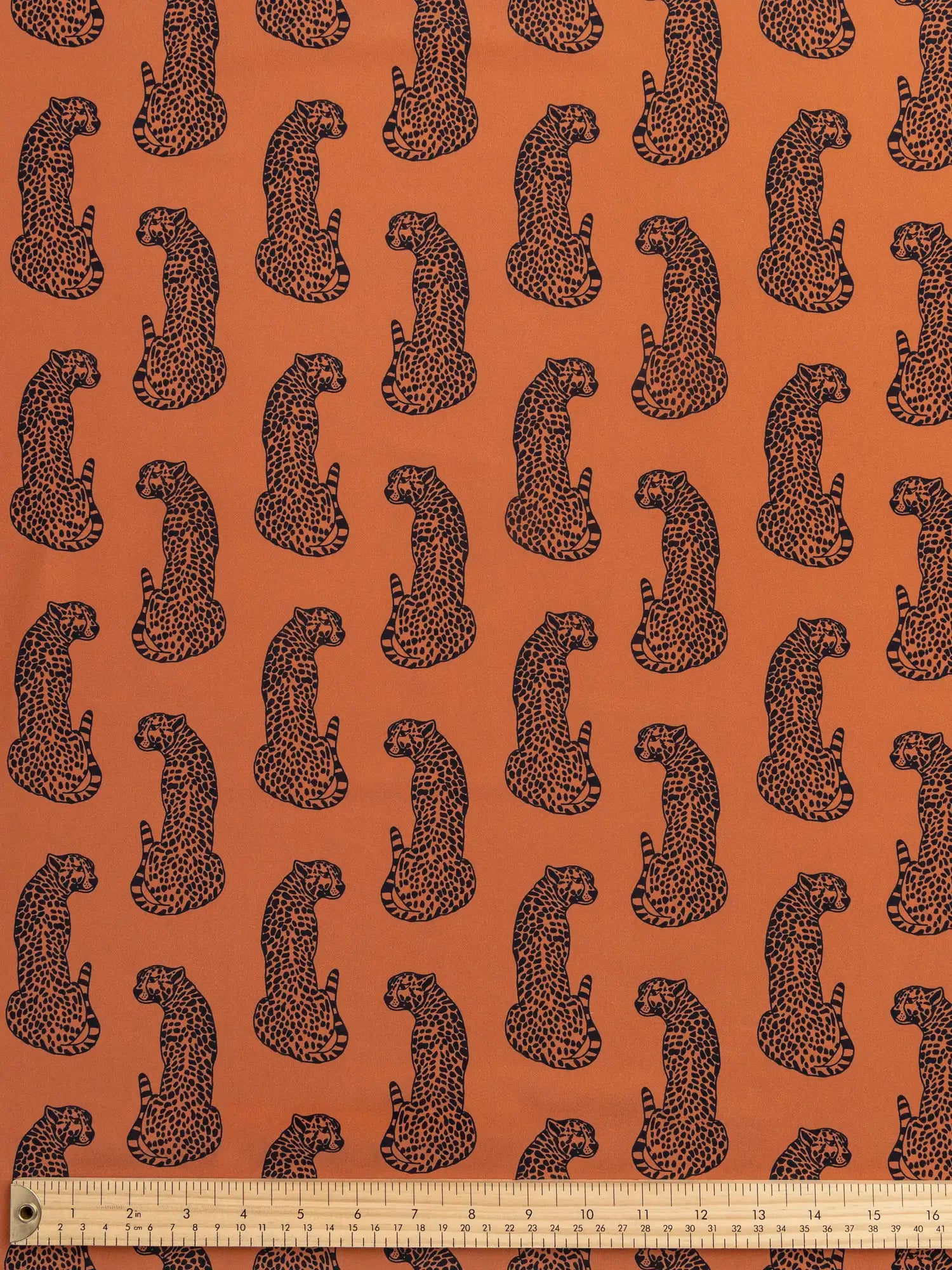 F-NYL025-Cheetah-the-Heat-Print-Swim-Performance-Knit-Terracotta-and-Black-Core-Fabrics-ruler.webp