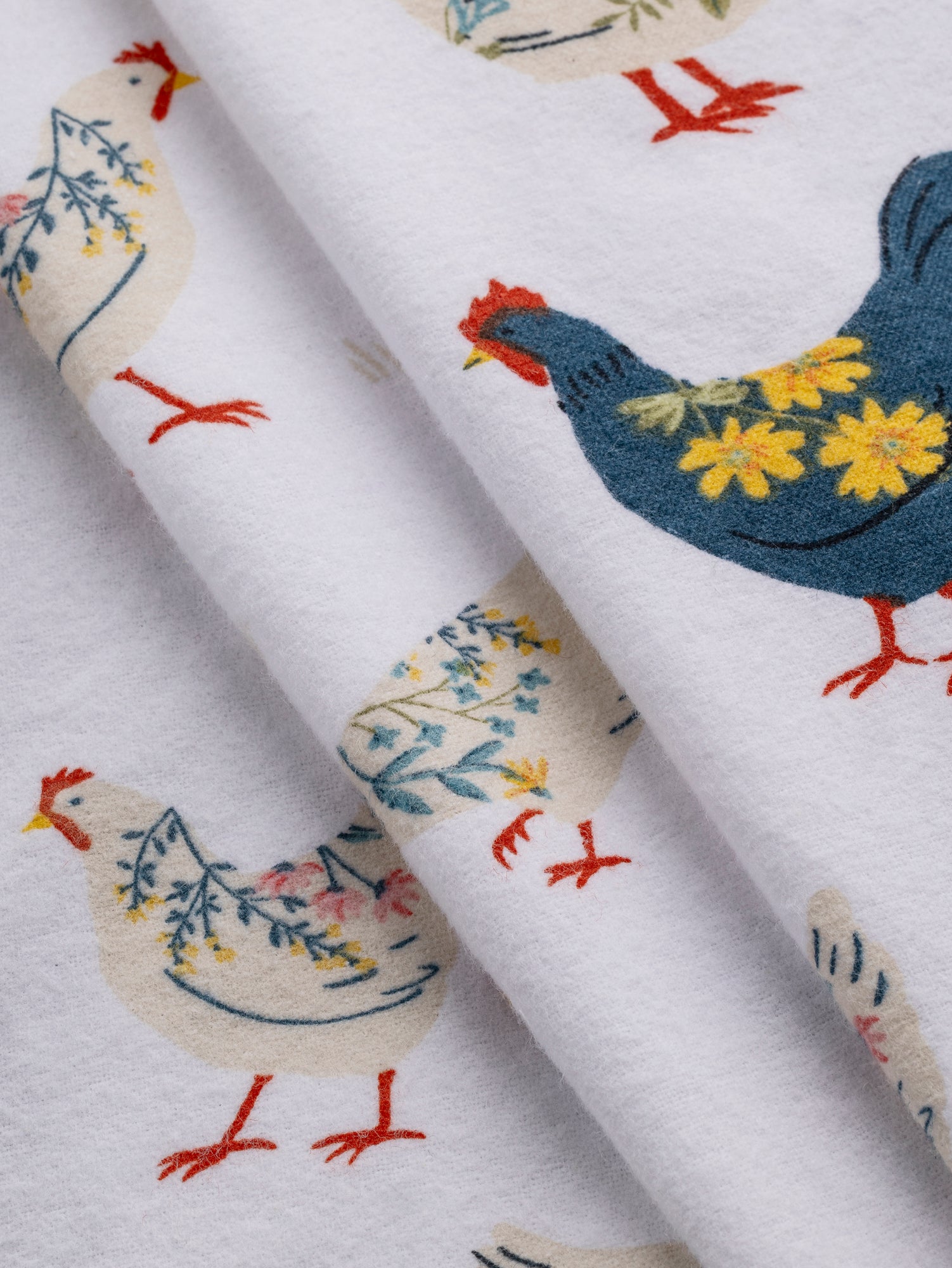 F-COT429-Chicken-Print-Cotton-Flannel-Deadstock-White-Blue-Yellow-Beige-Core-Fabrics-fold.JPG