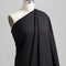 Sergé classique en coton non extensible - Noir