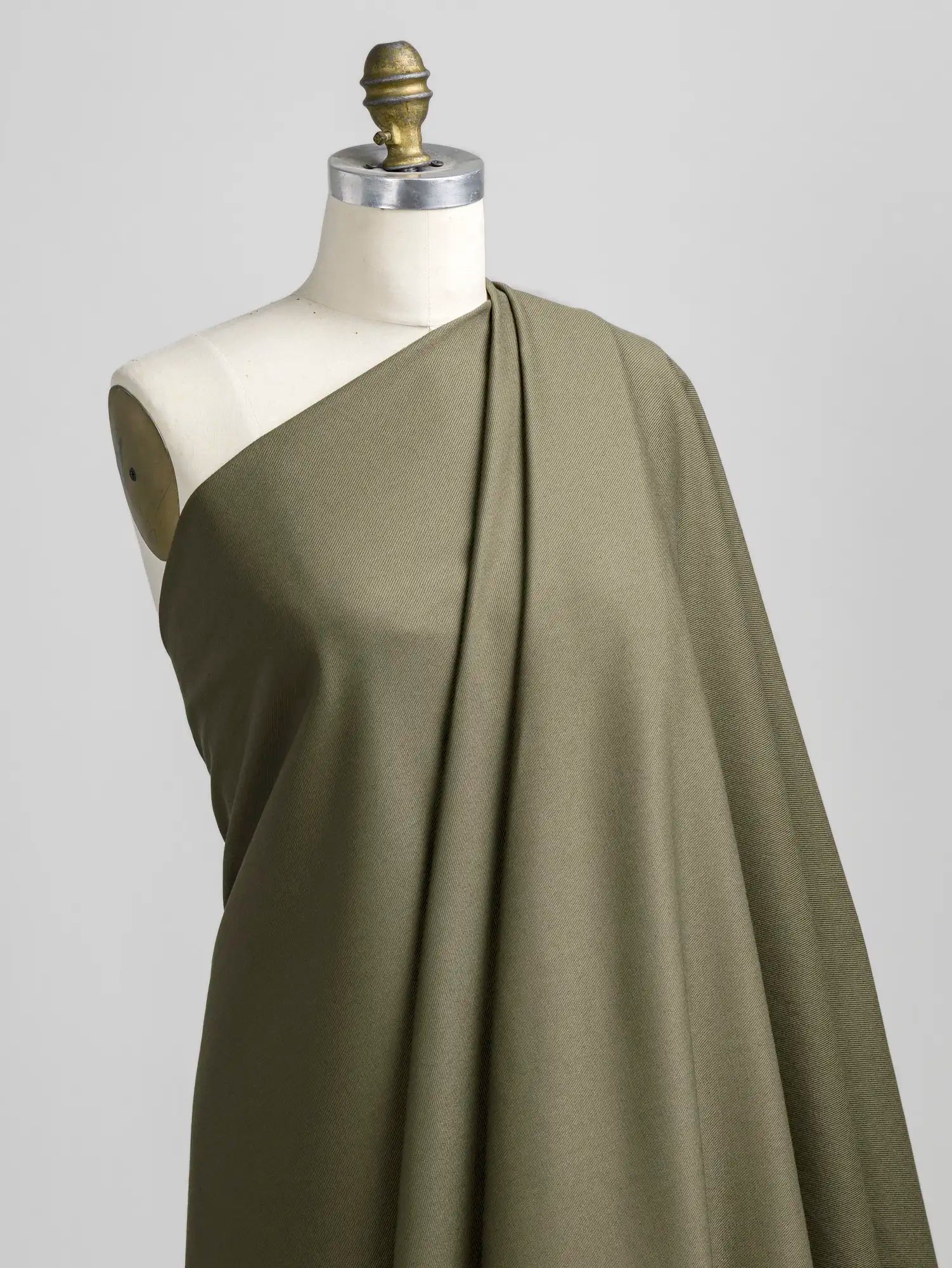 Classic Non Stretch Cotton Twill - Olive | Core Fabrics