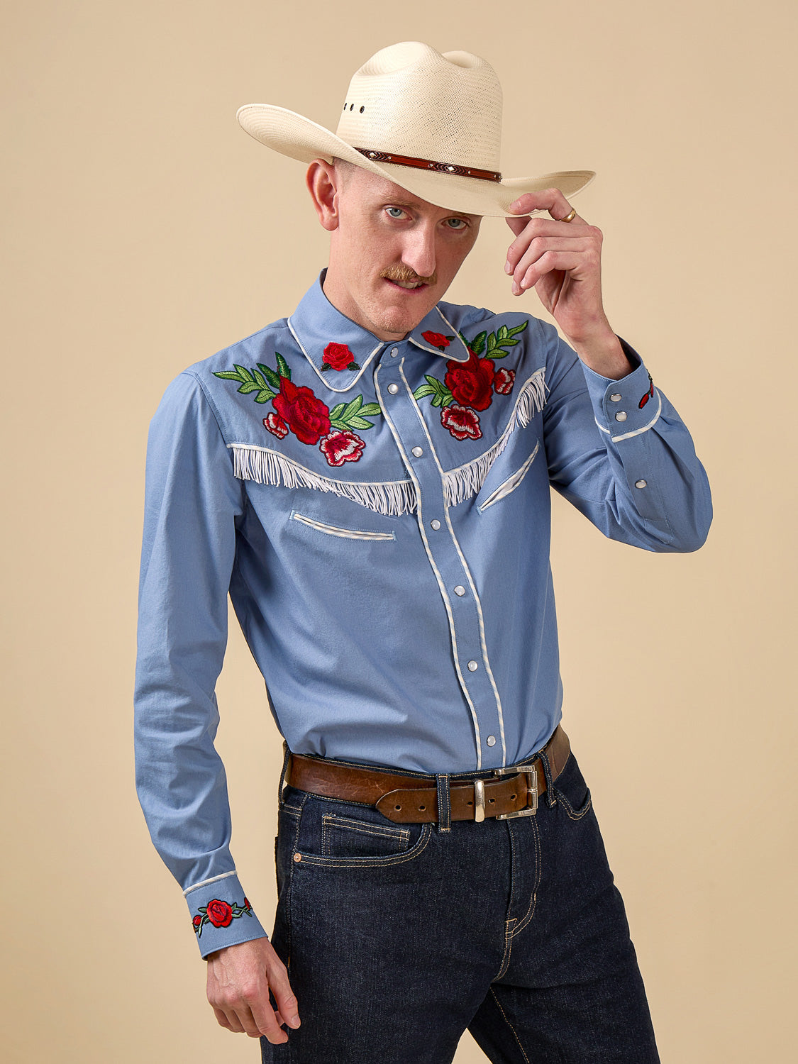 dress western shirts Paisley Long Sleeve Shirt Regular fit western style embroidery OTHER FEATURE Men's Western Shirts | Wrangler