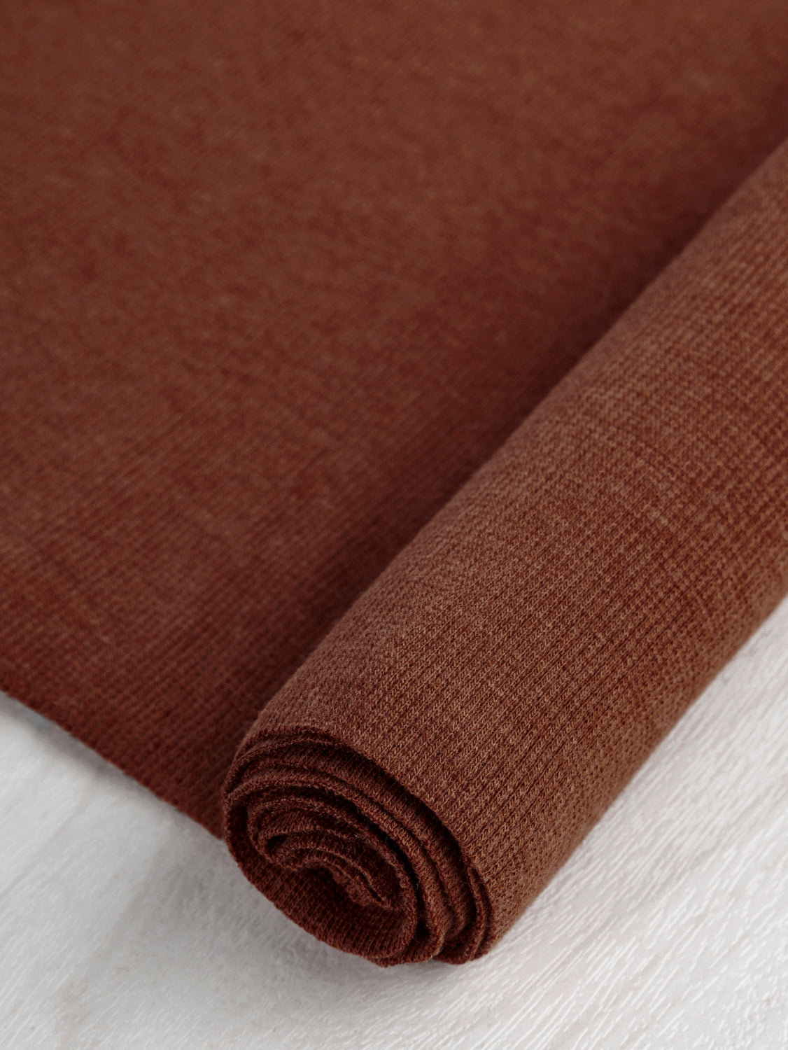 Bamboo/Cotton 2x2 Baby Rib - Sienna | Core Fabrics
