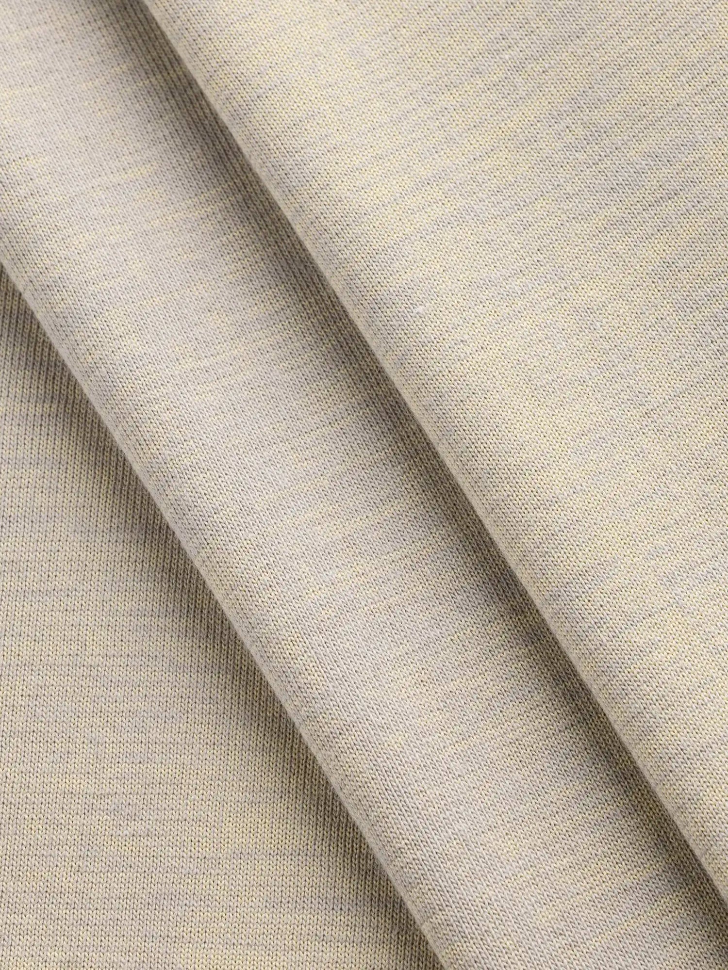 F-DEA158-Cotton-Blend-Jersey-Deadstock-Heather-Grey-Pale-Yellow-Core-Fabrics-fold.webp