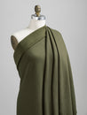 F-COT399-005-Custom-Organic-Cotton-Fleece-Olive-Core-Fabrics-draped.JPG