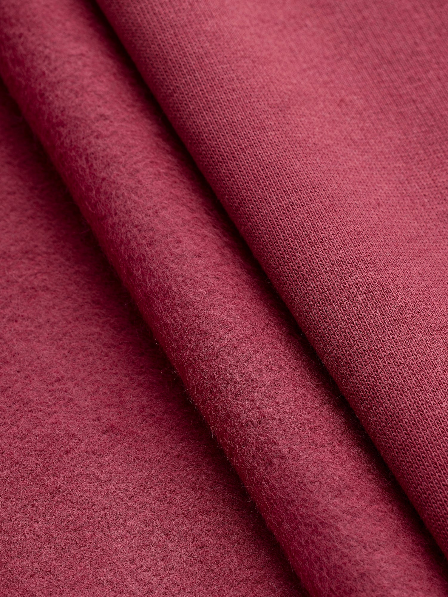 Custom Organic Cotton Fleece - Red Earth | Core Fabrics