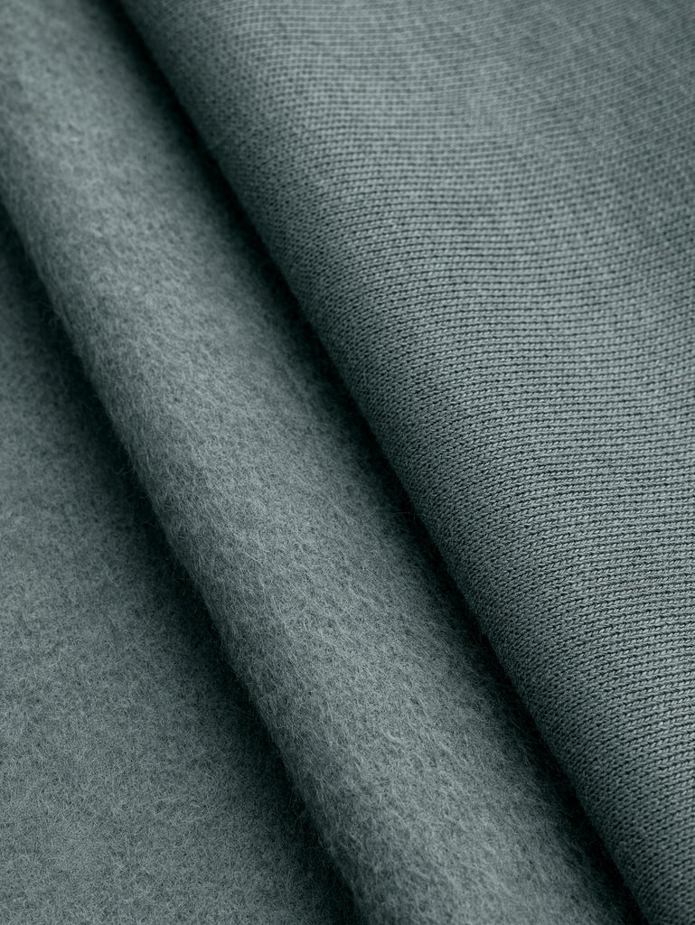 Custom Organic Cotton Fleece - Smokey Pine