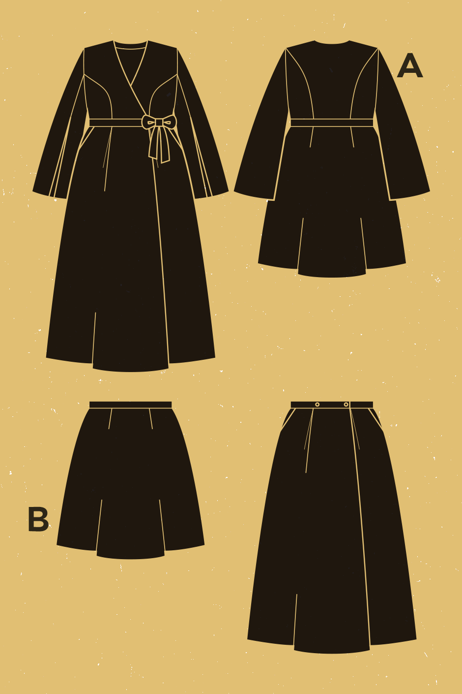 Patron Robe + Jupe Circée