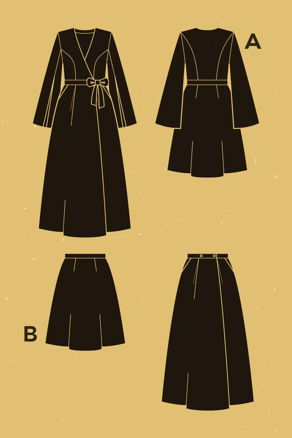 Patron Robe + Jupe Circée